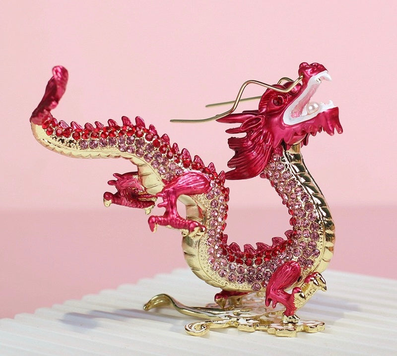 Hand Enameled Ornament- Dragon(13*12.5 cm/5.1*4.9 inch)