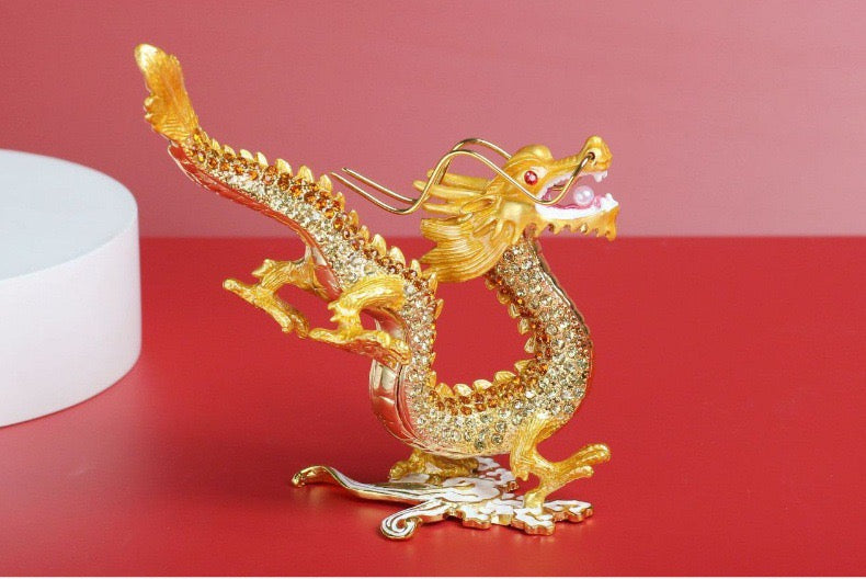 Hand Enameled Ornament- Dragon(13*12.5 cm/5.1*4.9 inch)