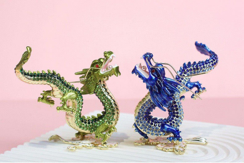 Hand Enameled Ornament- Dragon(13*12.5 cm/5.1*4.9 inch)