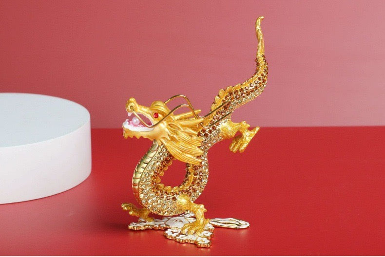 Hand Enameled Ornament- Dragon(13*12.5 cm/5.1*4.9 inch)