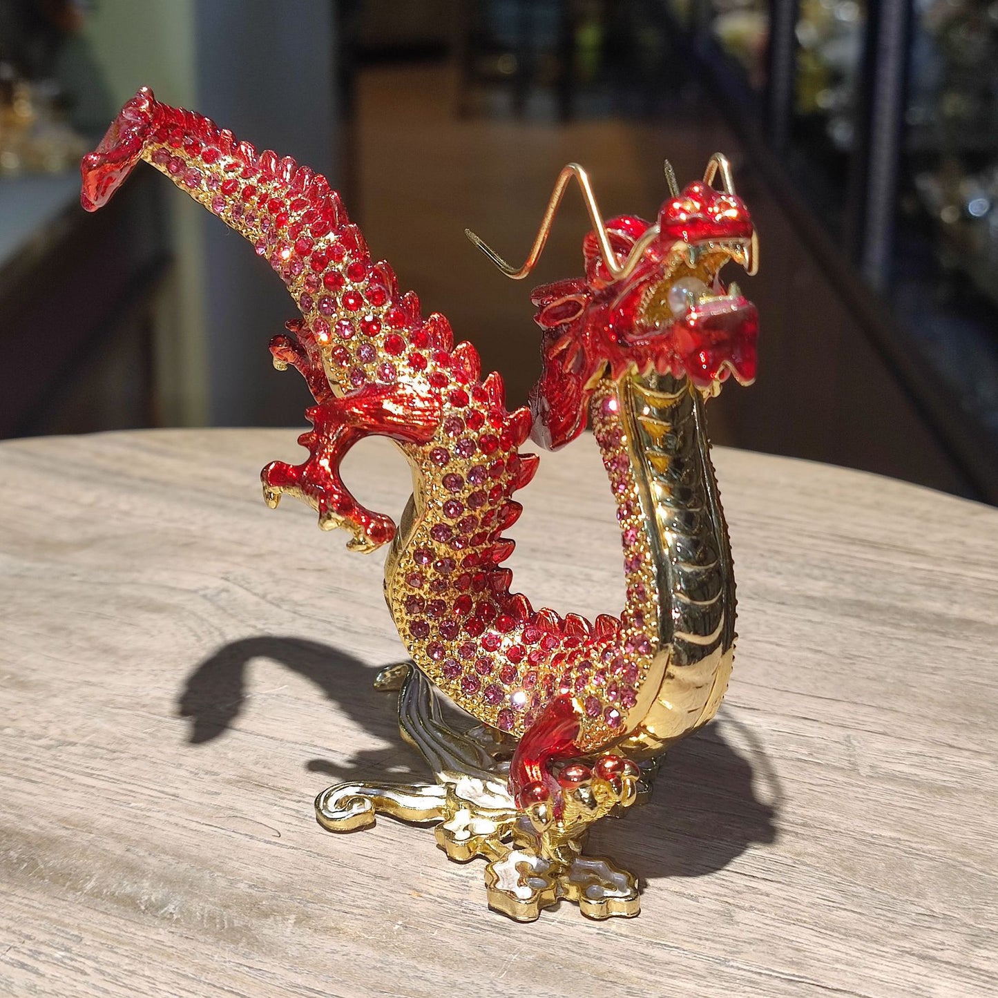 Hand Enameled Ornament- Dragon(13*12.5 cm/5.1*4.9 inch)