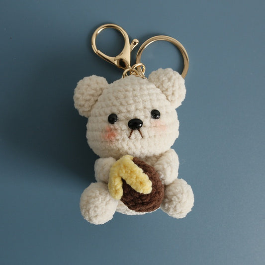 Bear with Honey Pot Keychain