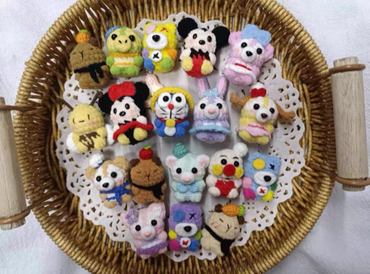 Crochet Mini Animals(3.5 inch1.4 inch)