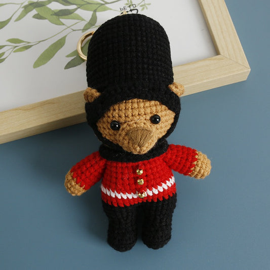 British Bear Keychain