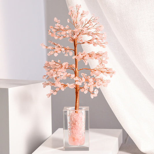 Crystal Tree with Glass Pot(Big)/11 inch