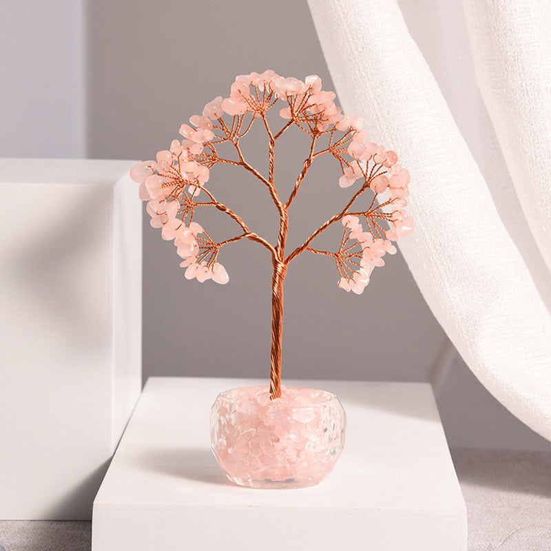 Crystal Tree with Glass Pot(Small)/5.9 inch