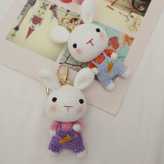 Bunny with Suspender Trousers Keychain
