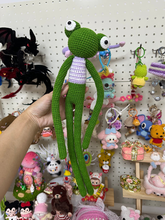 Crochet Frog with Long Legs(40 cm/16 inch)