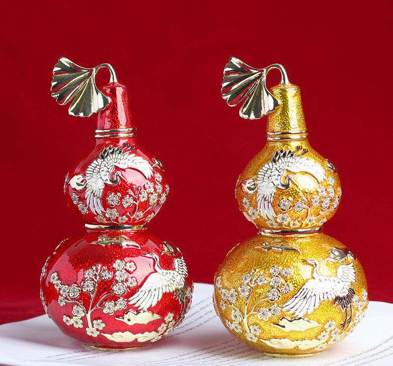 Hand Enameled Ornament- Gourd(Medium: 7*15 cm/2.8*5.9 inch;Large: 27.5*13 cm/10.8*5.1 inch)