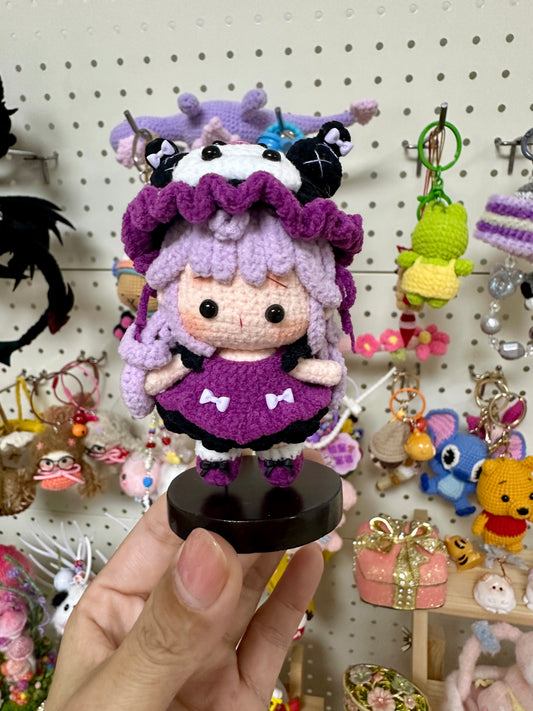 Crochet Mini Girl/Kuromi/Magnetic(7.5 cm/3 inch)