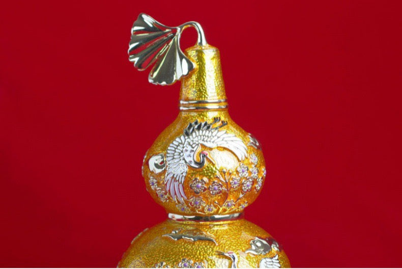 Hand Enameled Ornament- Gourd(Medium: 7*15 cm/2.8*5.9 inch;Large: 27.5*13 cm/10.8*5.1 inch)