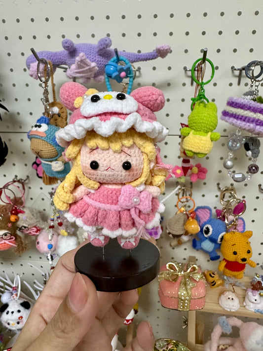 Crochet Mini Girl/Melody/Magnetic(7.5 cm/3 inch)