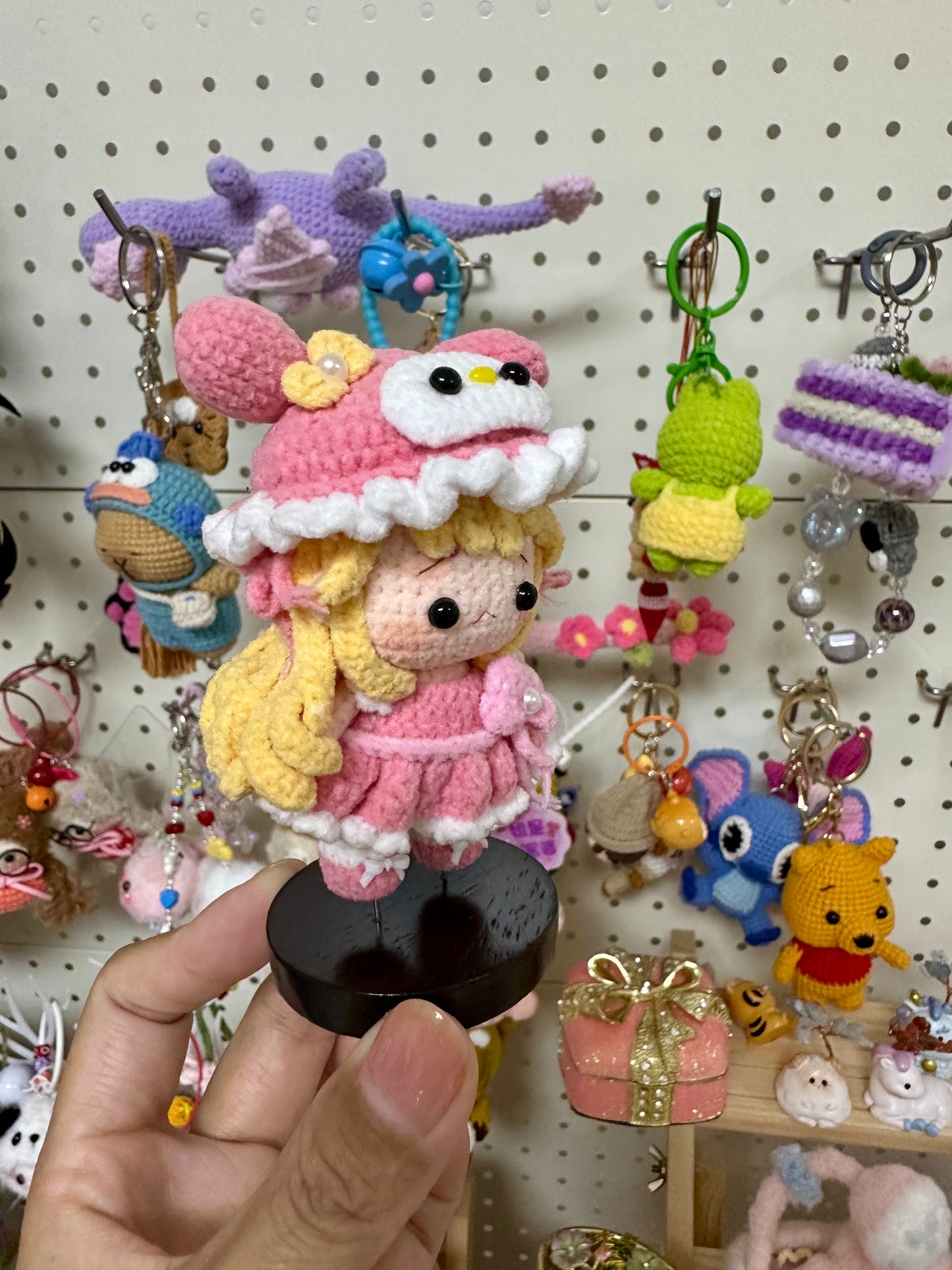 Crochet Mini Girl/Melody/Magnetic(7.5 cm/3 inch)