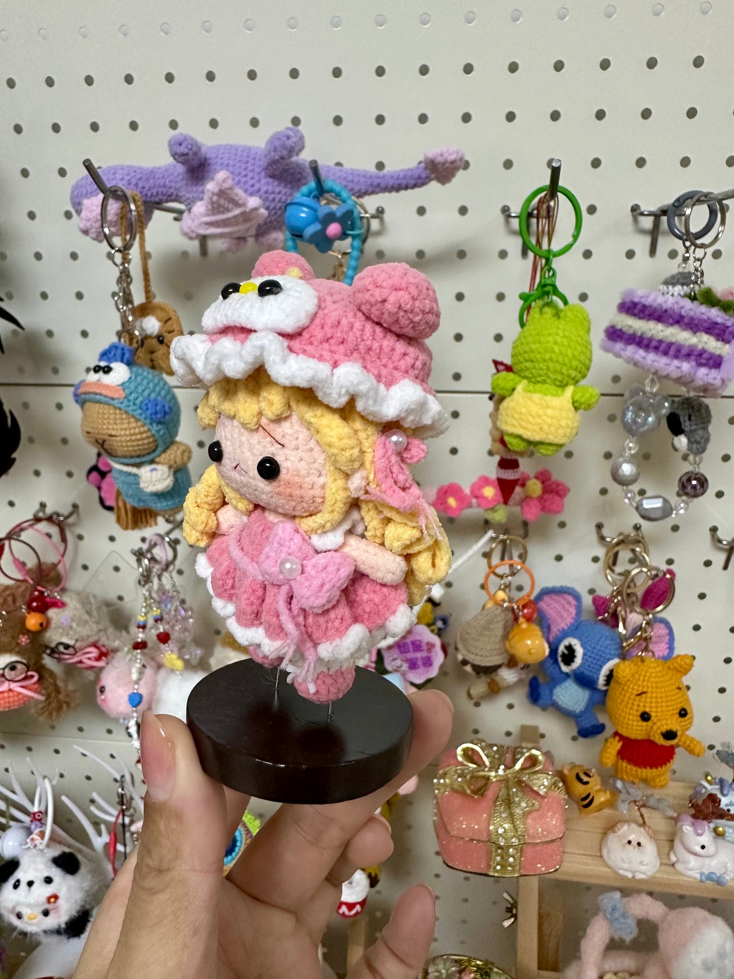 Crochet Mini Girl/Melody/Magnetic(7.5 cm/3 inch)