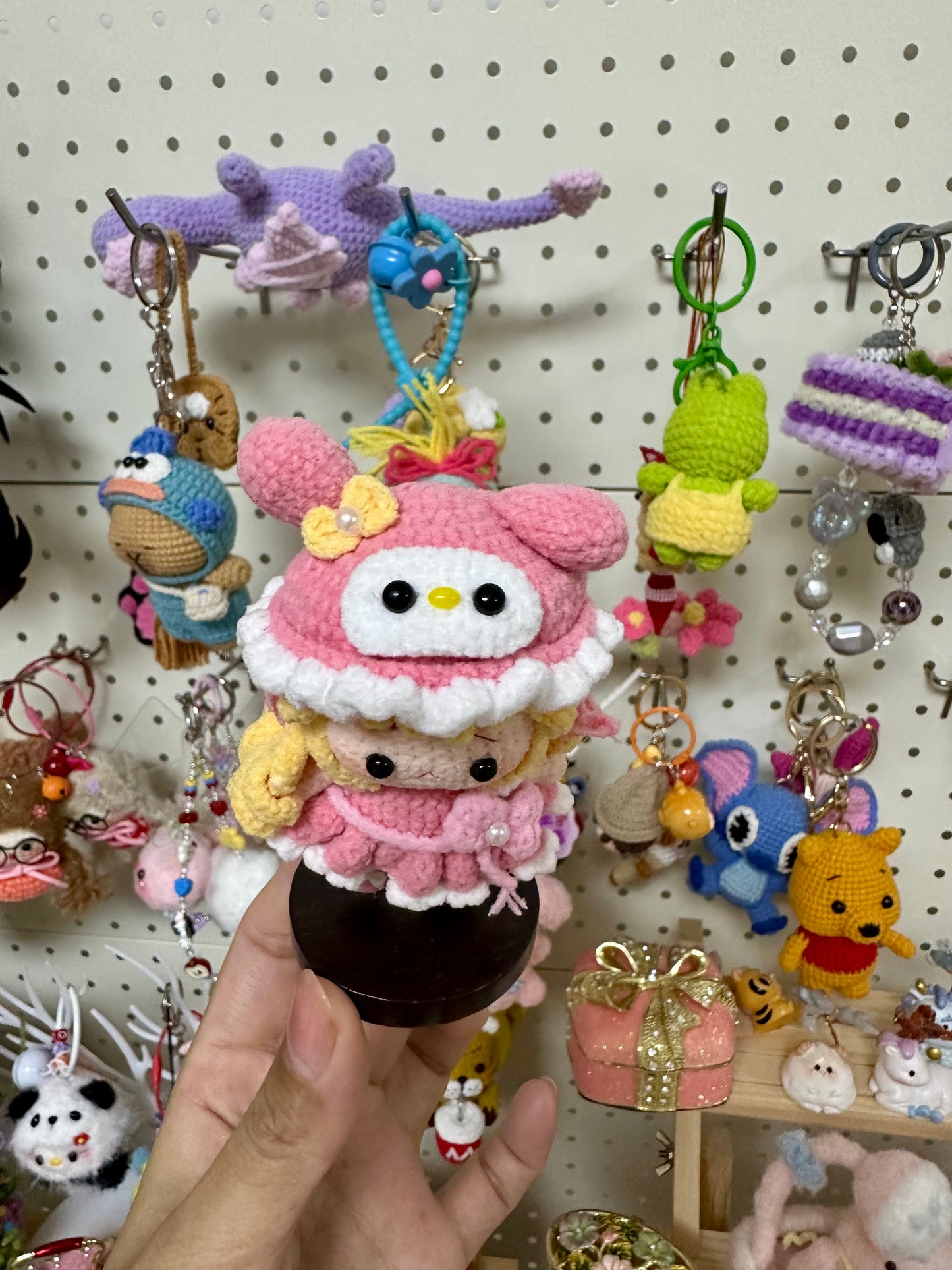 Crochet Mini Girl/Melody/Magnetic(7.5 cm/3 inch)