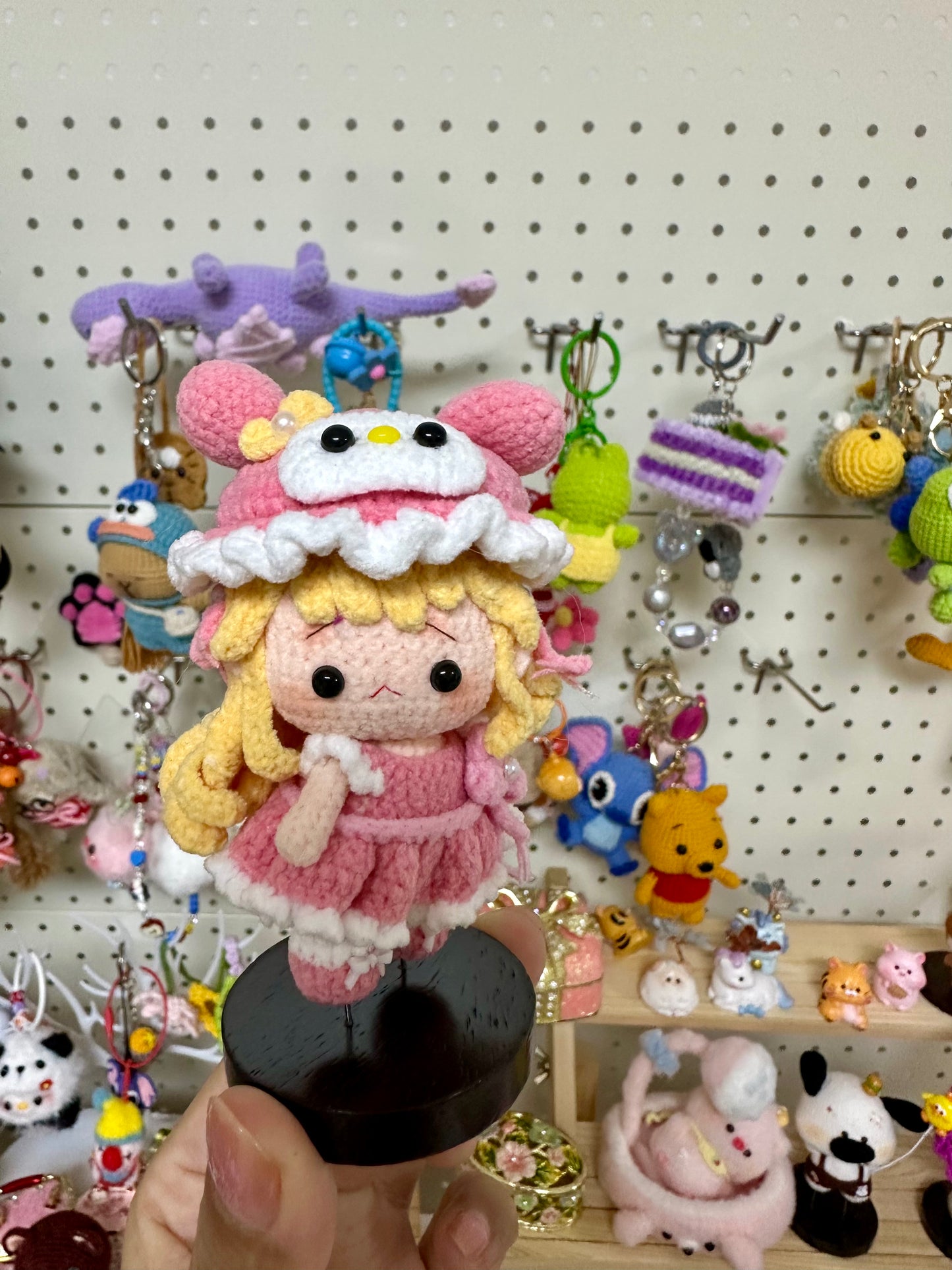 Crochet Mini Girl/Melody/Magnetic(7.5 cm/3 inch)
