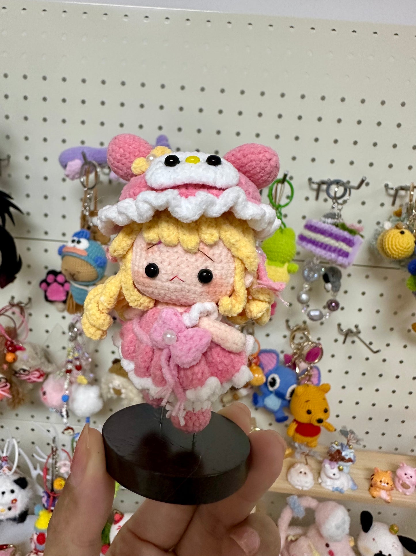 Crochet Mini Girl/Melody/Magnetic(7.5 cm/3 inch)