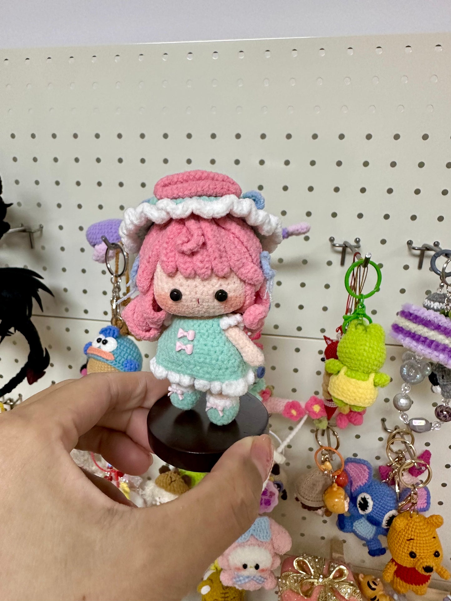 Crochet Mini Girl/Fishman/Magnetic(7.5 cm/3 inch)