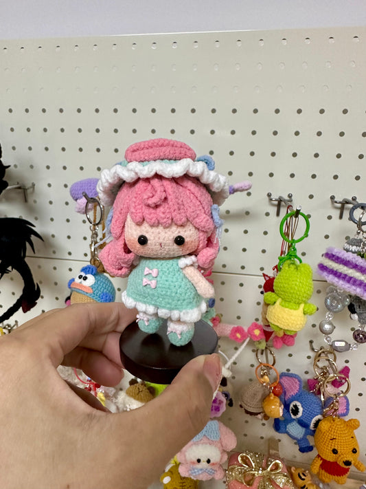 Crochet Mini Girl/Fishman/Magnetic(7.5 cm/3 inch)