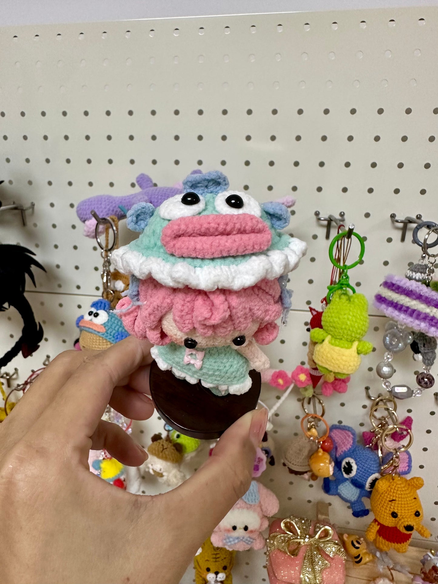 Crochet Mini Girl/Fishman/Magnetic(7.5 cm/3 inch)