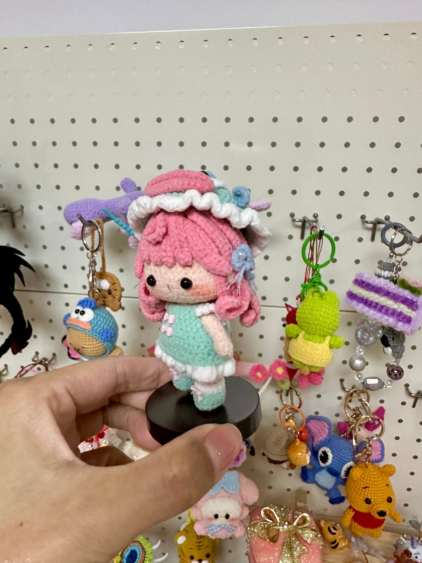 Crochet Mini Girl/Fishman/Magnetic(7.5 cm/3 inch)