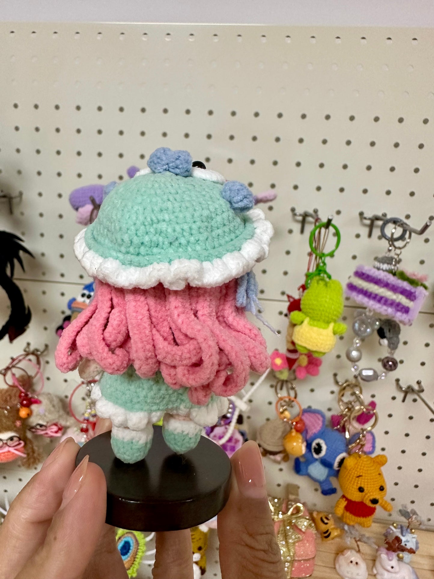 Crochet Mini Girl/Fishman/Magnetic(7.5 cm/3 inch)