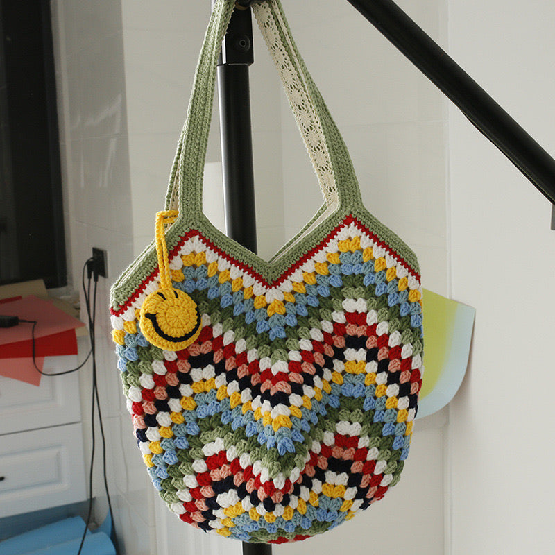 Flower Shoulder Bag(Medium Size)