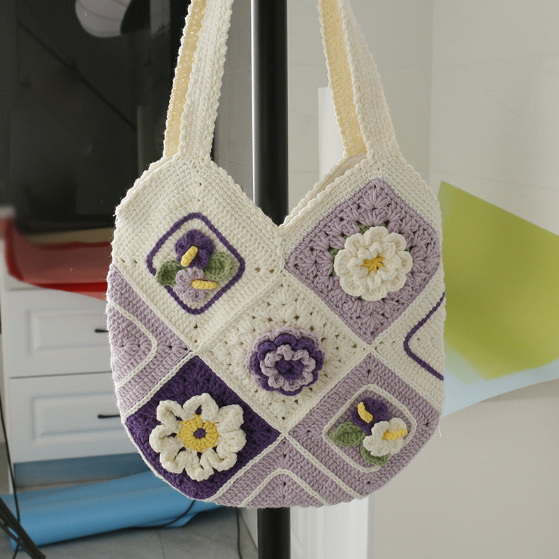 Flower Shoulder Bag(Medium Size)