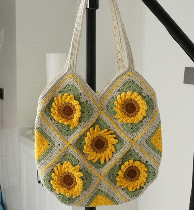 Flower Shoulder Bag(Medium Size)