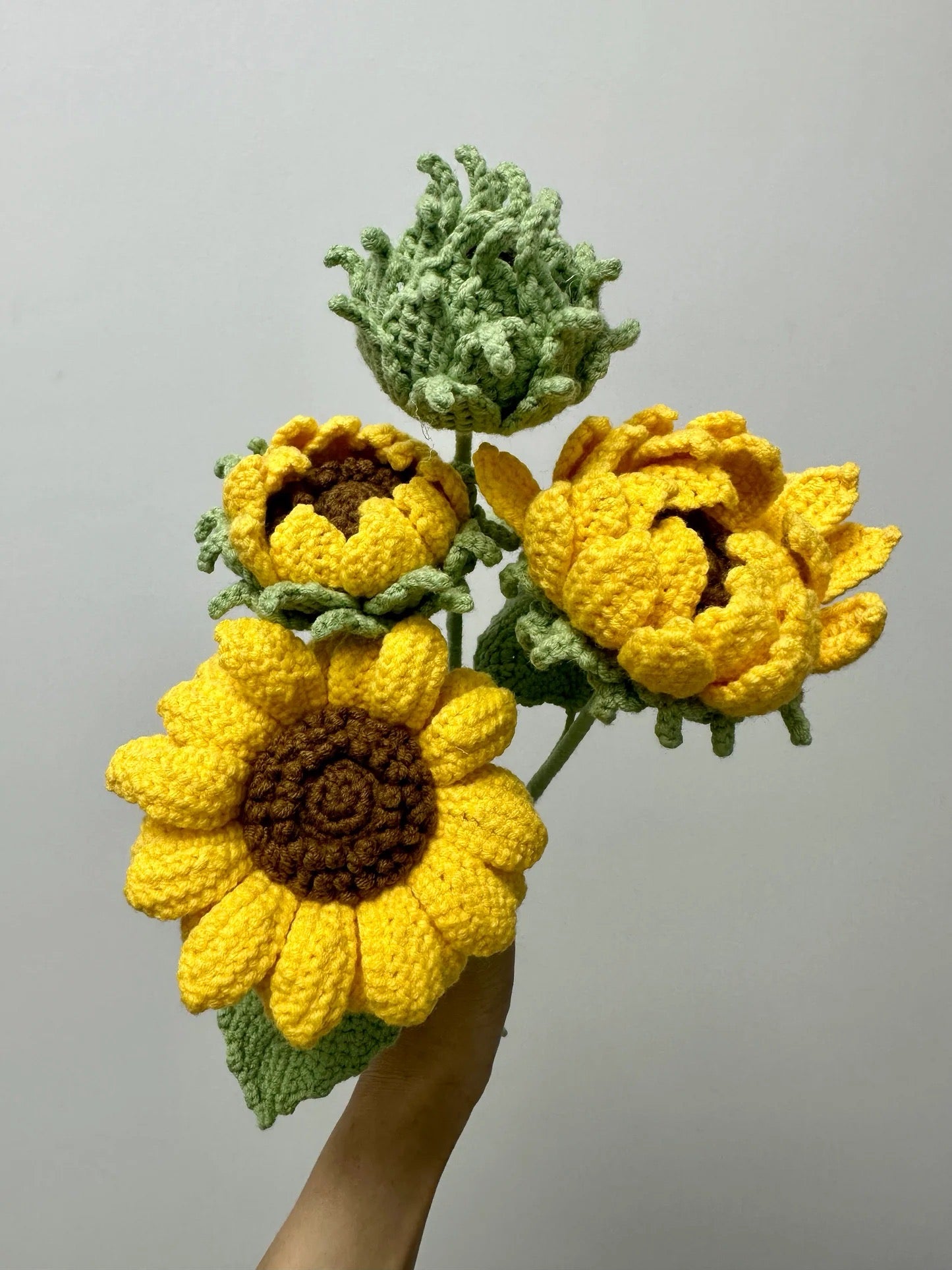 Crochet Mystery Sunflowers