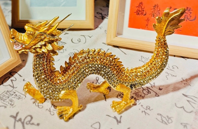 Hand Enameled Ornament- Walking Dragon(22*12.5 cm/8.7*4.9 inch)