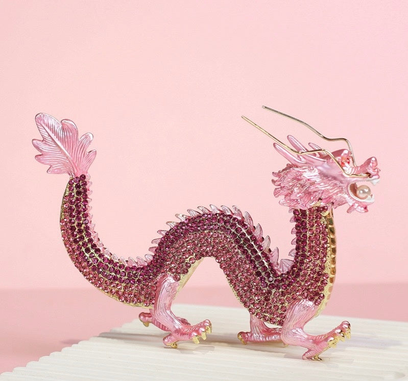 Hand Enameled Ornament- Walking Dragon(22*12.5 cm/8.7*4.9 inch)