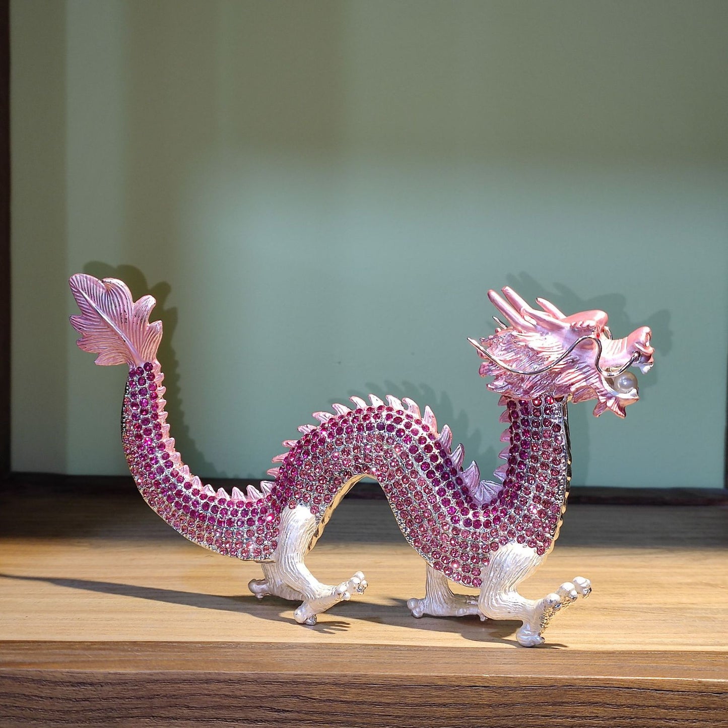 Hand Enameled Ornament- Walking Dragon(22*12.5 cm/8.7*4.9 inch)