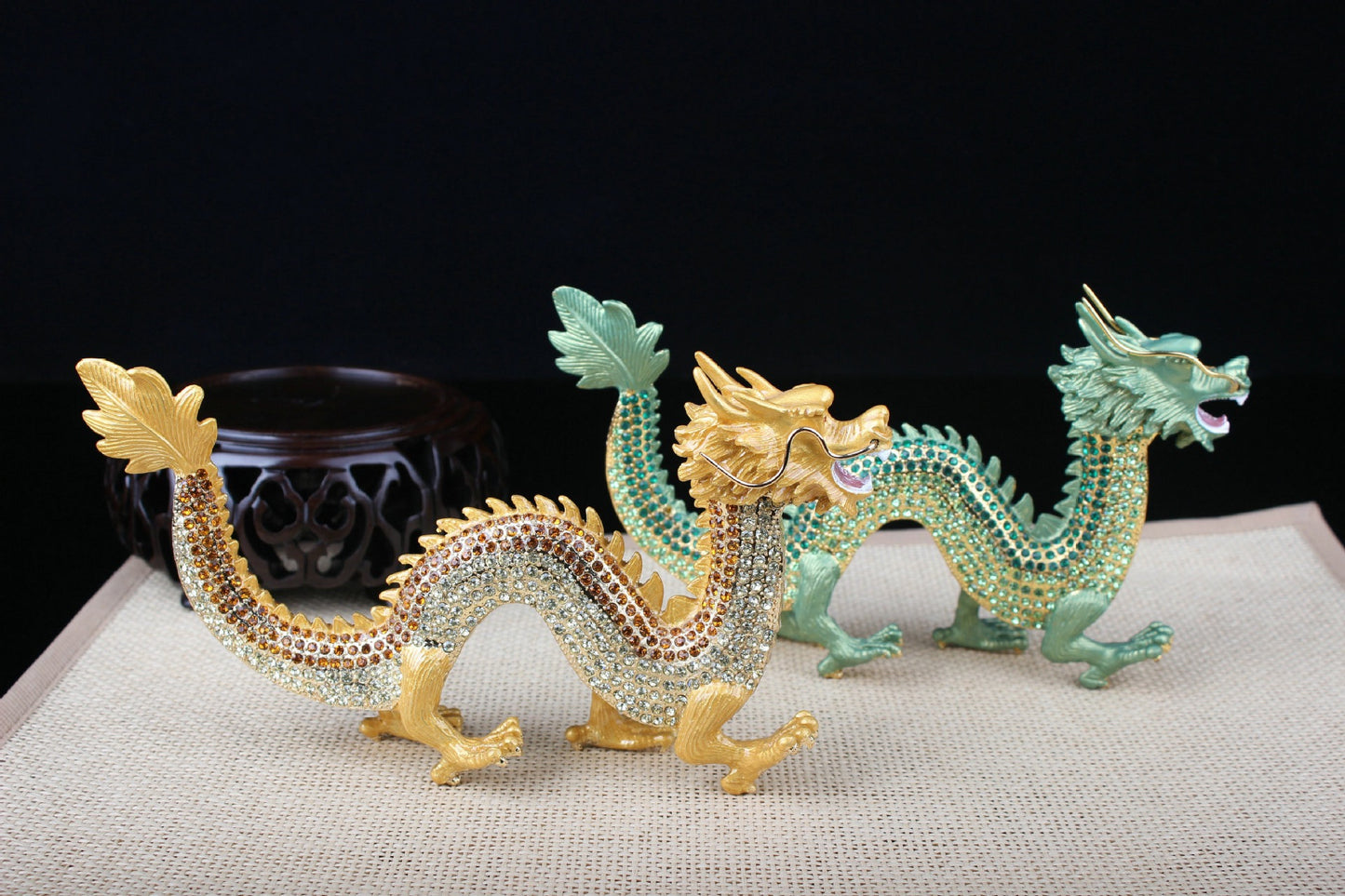 Hand Enameled Ornament- Walking Dragon(22*12.5 cm/8.7*4.9 inch)