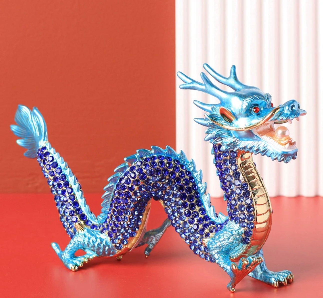 Hand Enameled Ornament- Walking Dragon(22*12.5 cm/8.7*4.9 inch)