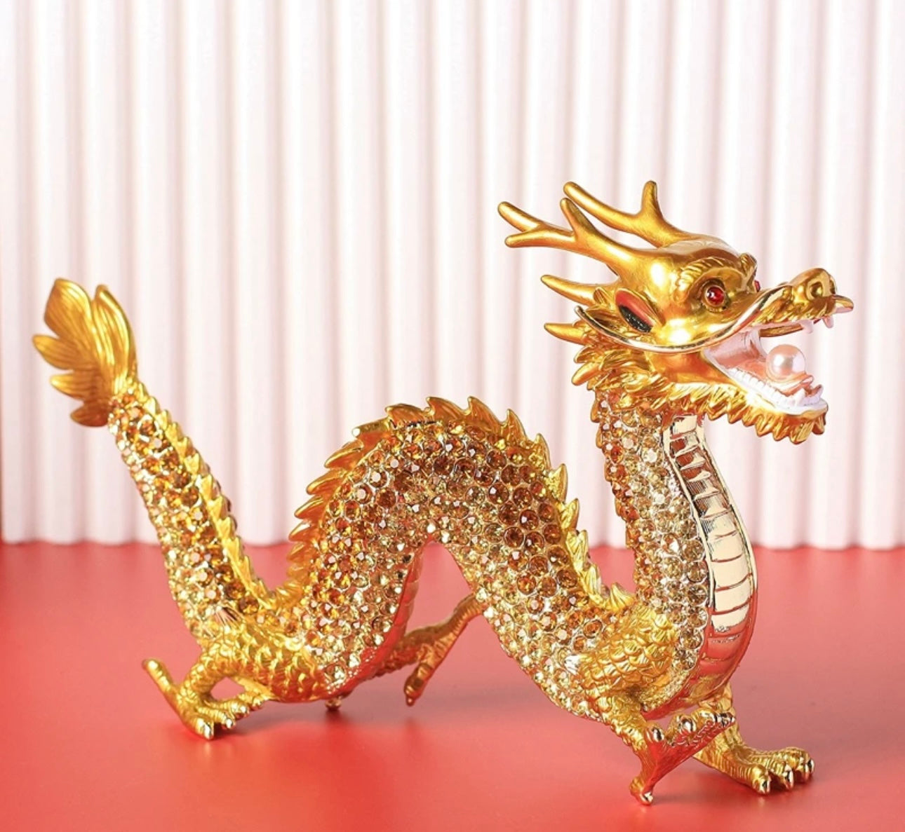 Hand Enameled Ornament- Walking Dragon(22*12.5 cm/8.7*4.9 inch)