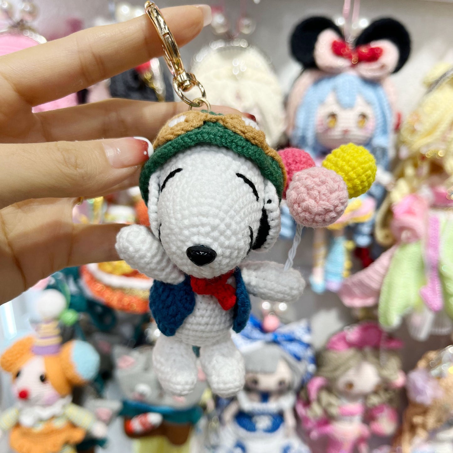 Snoopy with Balloon Keychain