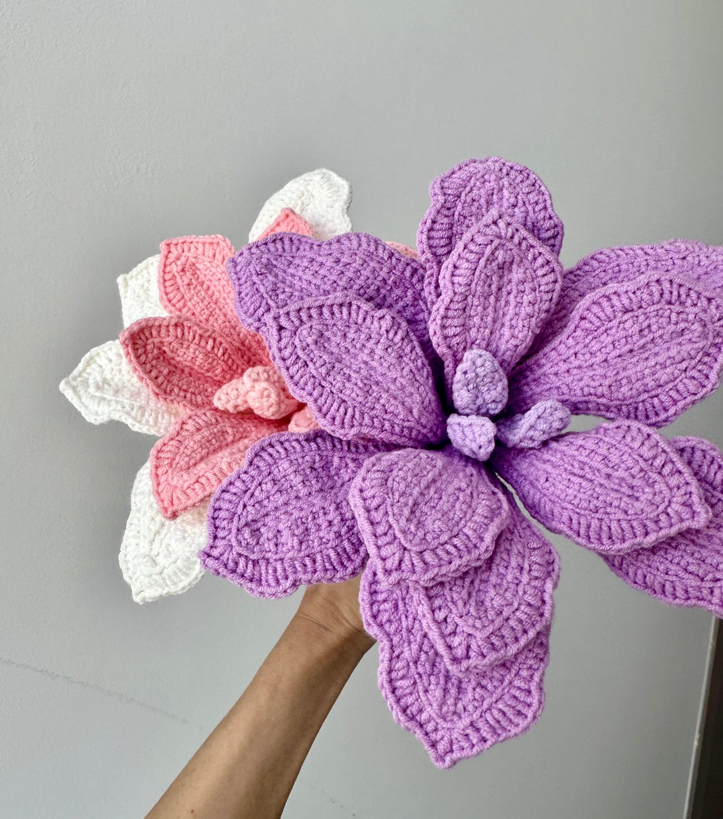 Crochet Mystery Flowers - Cotton