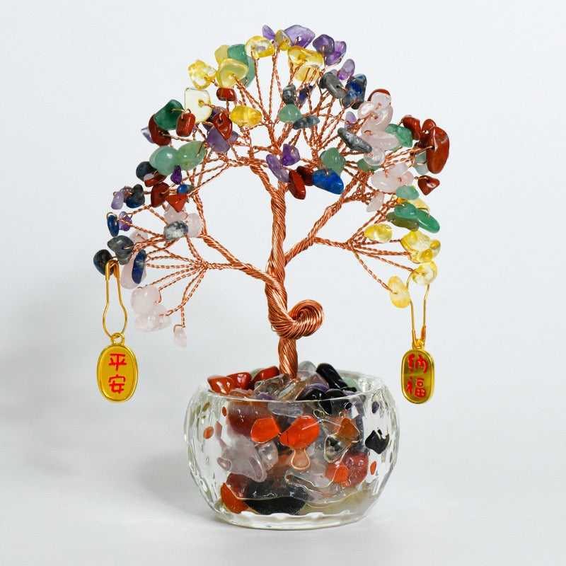 Crystal Tree with Twisted Tree Trunk(16 cm/6.3 inch)