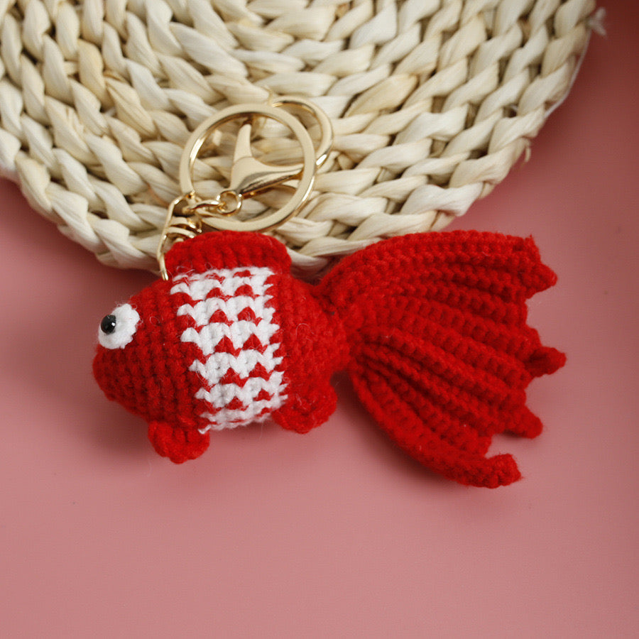 Golden Fish Keychain