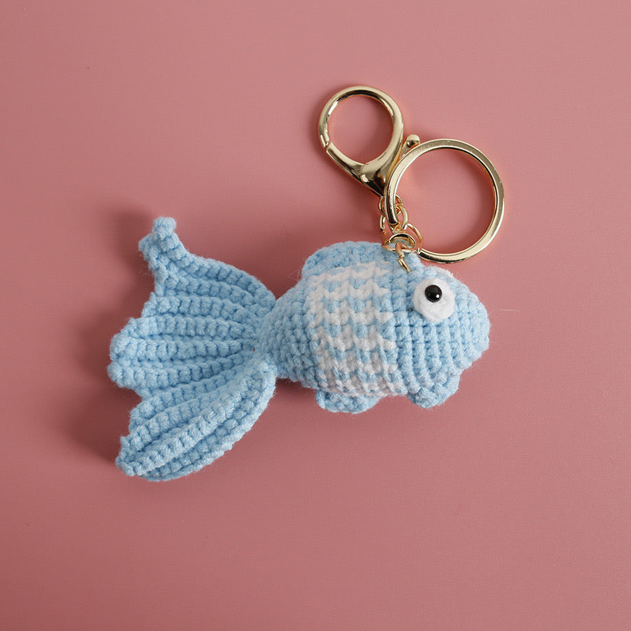 Golden Fish Keychain