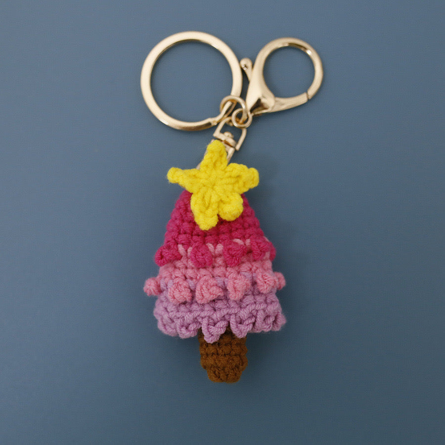 Mini Christmas Tree Keychain