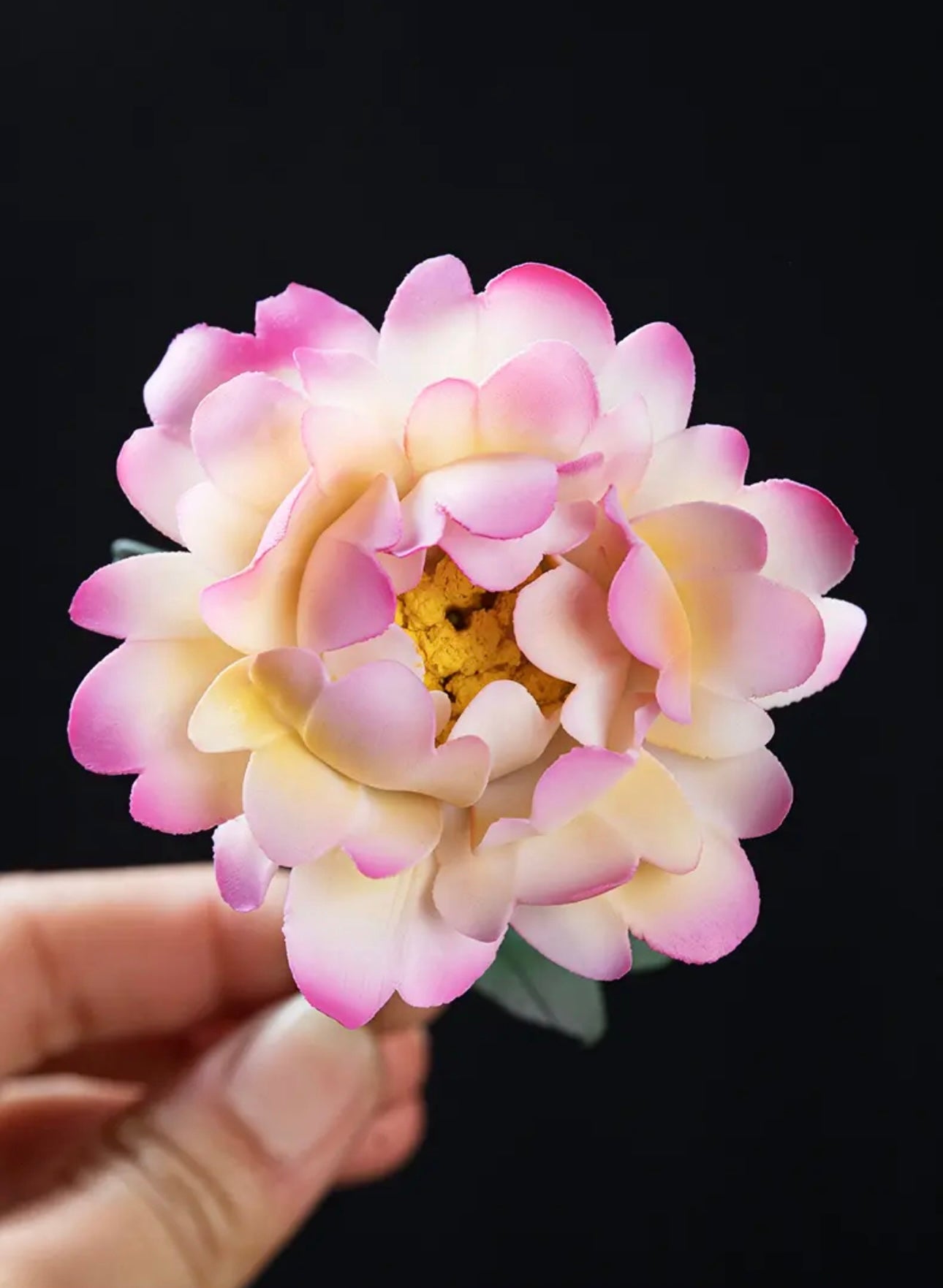 Ceramic Flower- Single Peony(7*6*16 cm/2.8*2.4*6.3 inch)