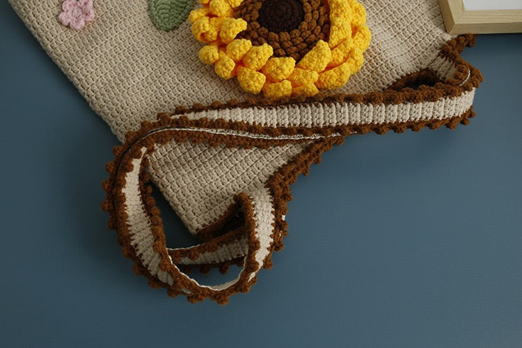 Sunflower/ Lily of the Valley Shoulder Bag