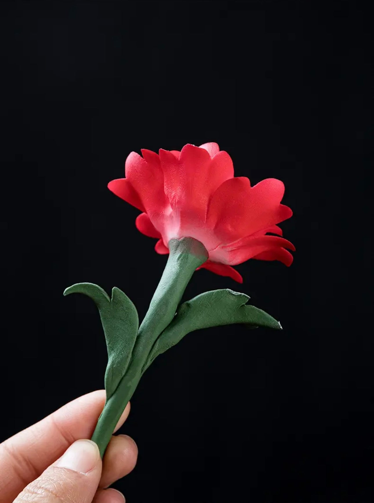 Ceramic Flower- Single Peony(7*6*16 cm/2.8*2.4*6.3 inch)