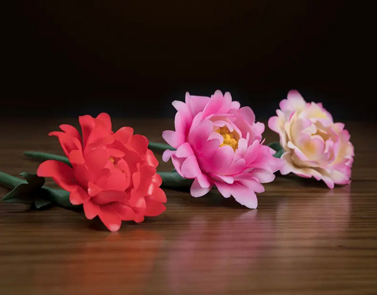 Ceramic Flower- Single Peony(7*6*16 cm/2.8*2.4*6.3 inch)