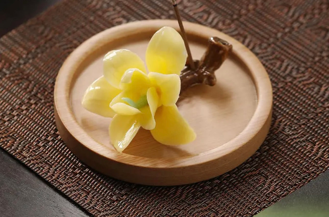 Ceramic Flower- Single Magnolia(7*5*3.5 cm/2.8*2*1.4 inch)