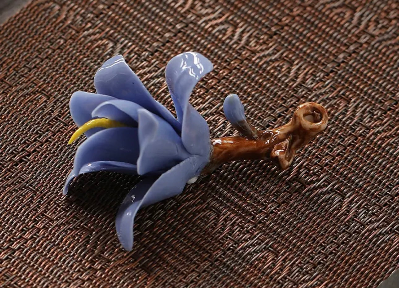 Ceramic Flower- Single Magnolia(7*5*3.5 cm/2.8*2*1.4 inch)