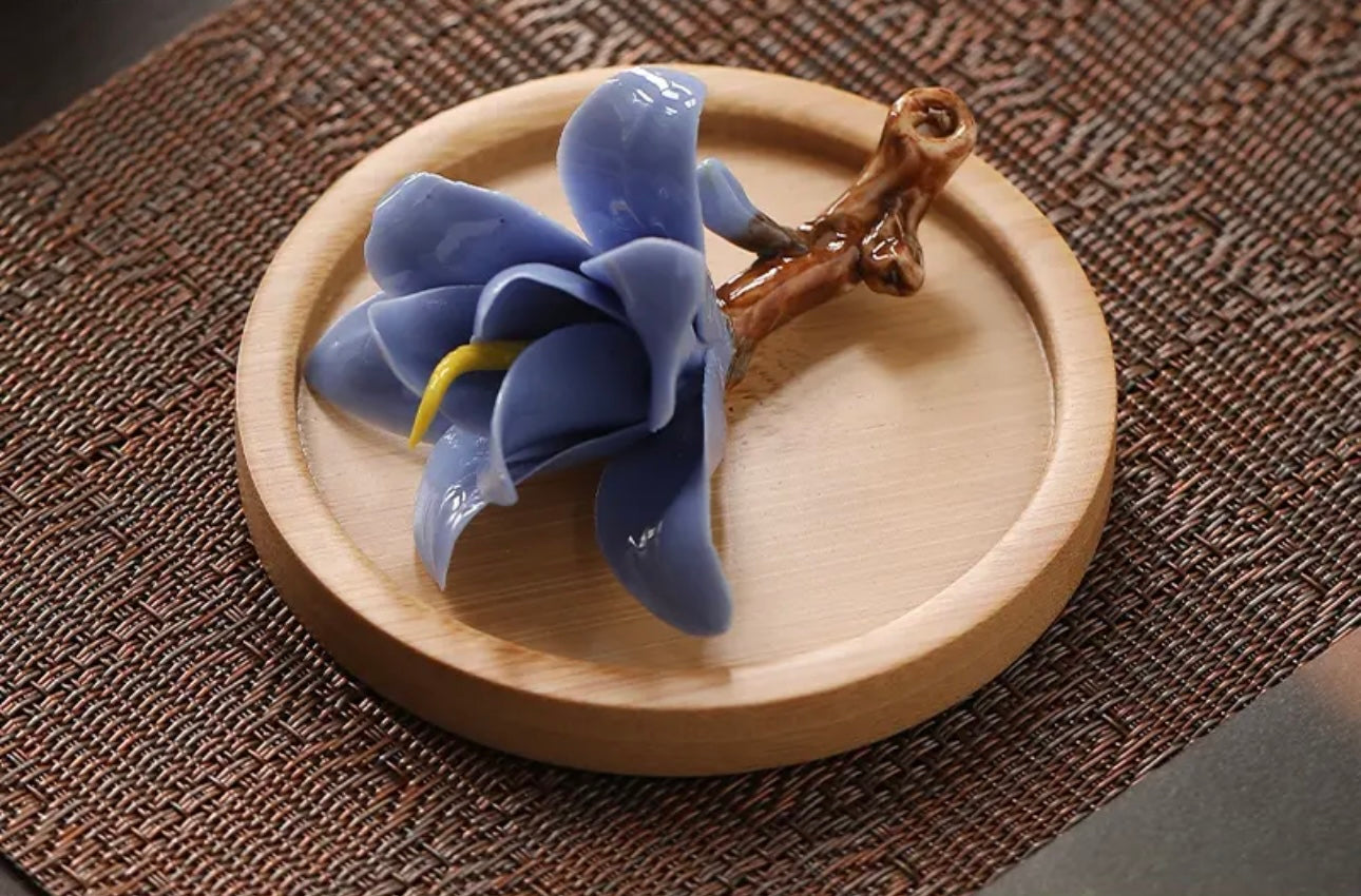 Ceramic Flower- Single Magnolia(7*5*3.5 cm/2.8*2*1.4 inch)