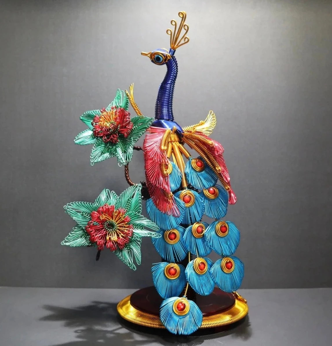 Peacock(with flowers)